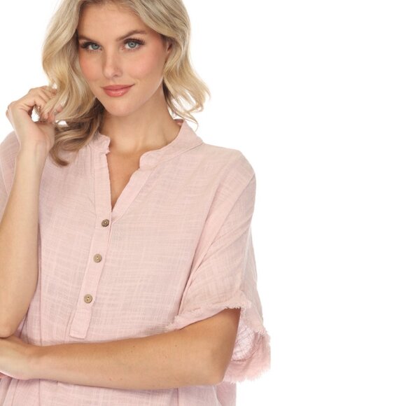 Pink Fringe detailed tunic / dress - Picture 6 of 6